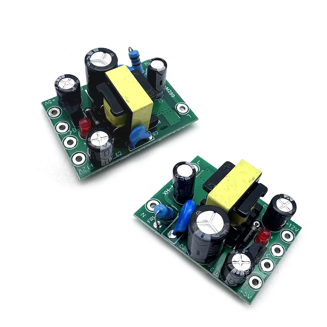 Isolated Power Supply Dual Output Switching Power Supply Module AC-DC Isolation PCB Board Input 110-220V Output 12V+5V