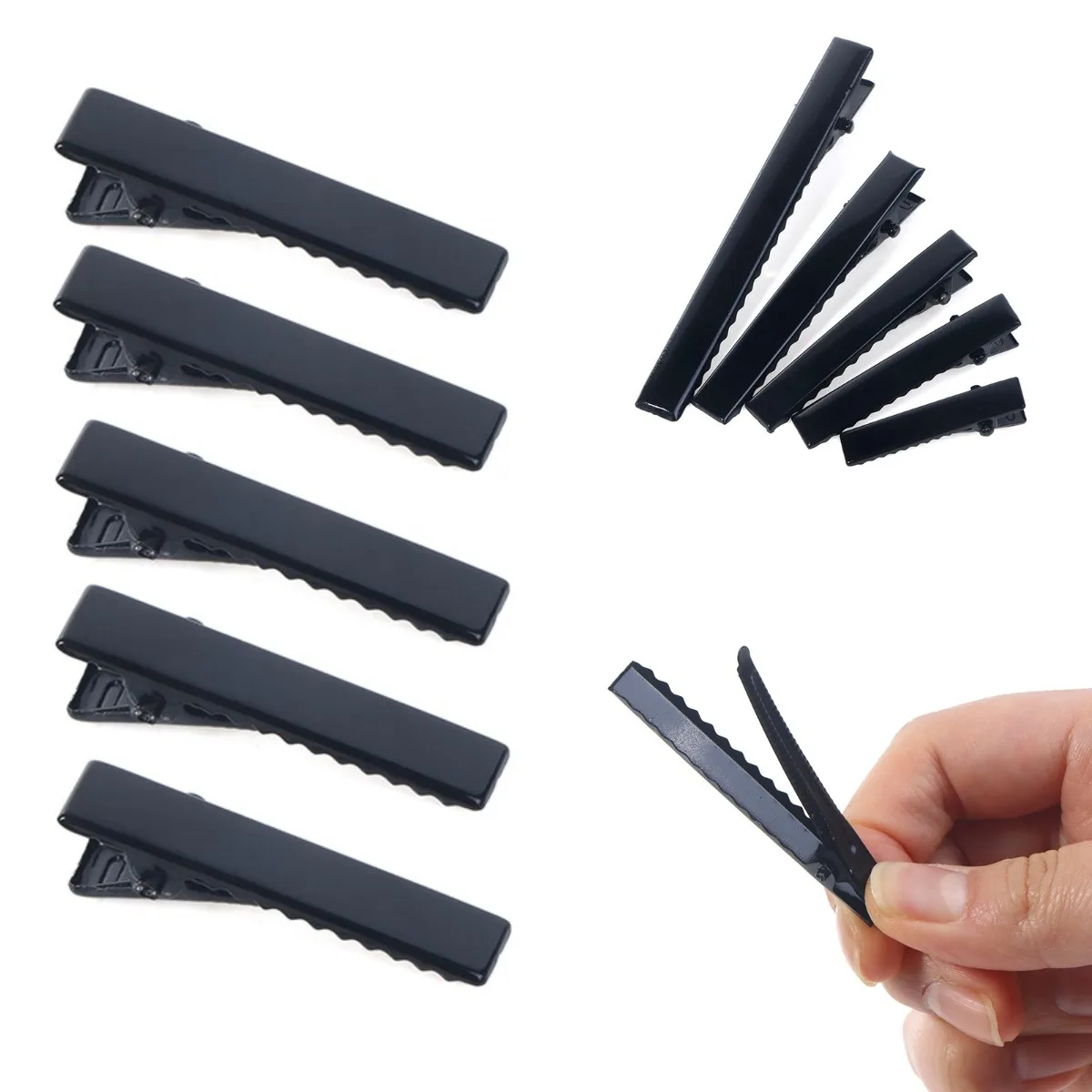 

10 шт., металлические шпильки для волос, 3,2/4/4/5/5/5/7, 5 см