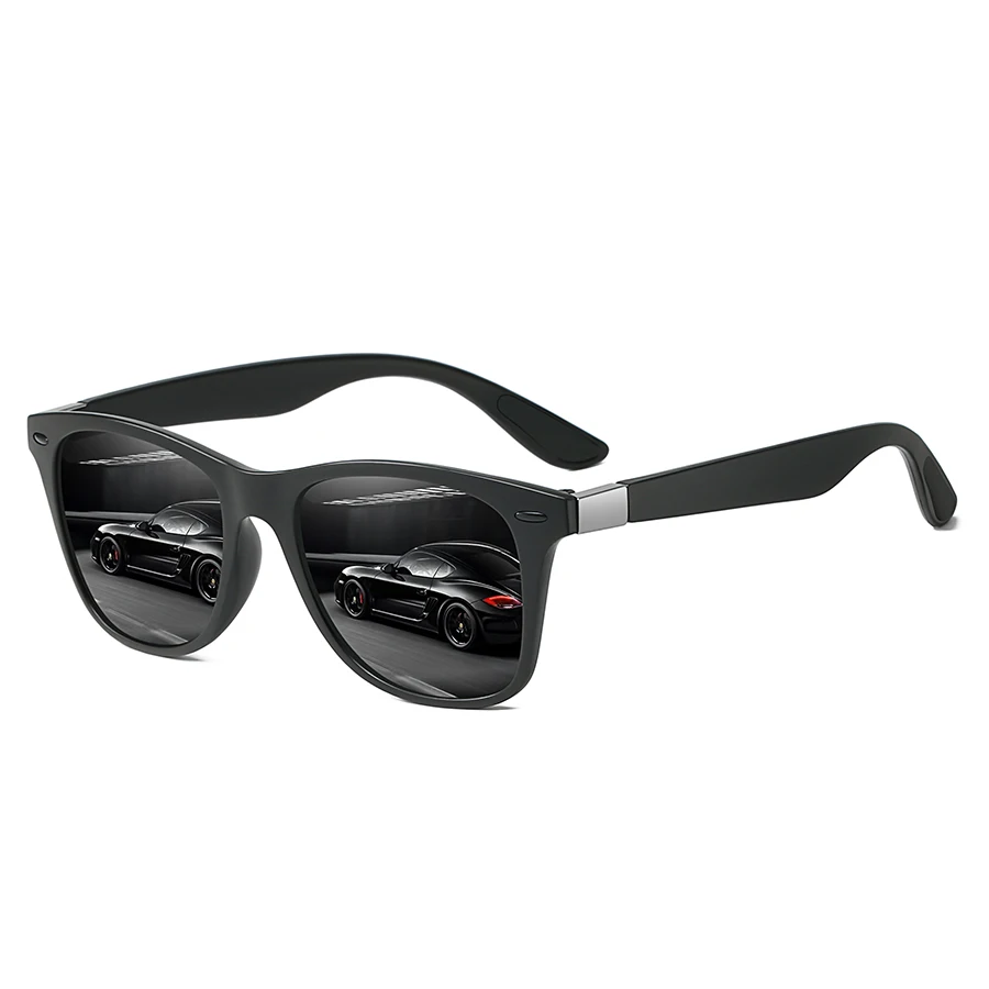 أزياء خمر برشام الديكور مربع النظارات الشمسية الرجال النساء الصيد القيادة رجل العلامة التجارية الفاخرة مصمم نظارات شمسية UV400 نظارات