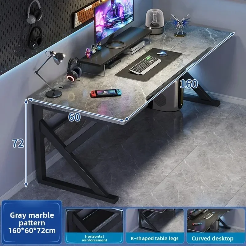 Firm Gaming Table Modern Simple Desktop Video Game Competitive Table Simple Office Learning Computer Table Factory