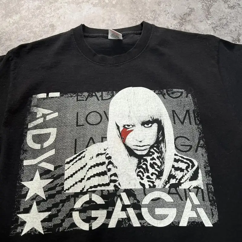 

Vintage Lady Gaga Monster Ball T Shirt Cotton For Men Women All Size