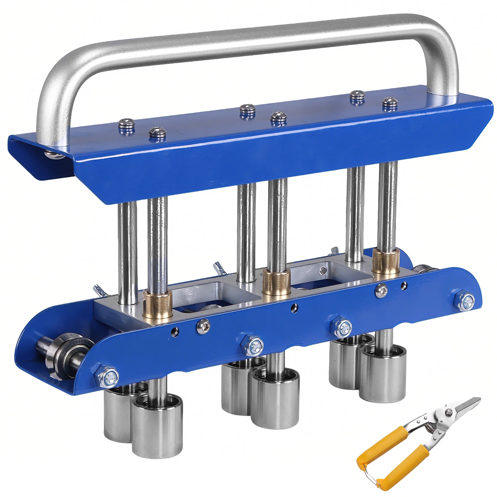 

Трехпозиционный роликовый гибочный станок 0-90° ° Ручной инструмент для гибки листового металла с алюминиевой ручкой для гибки металла толщиной 13-130 мм