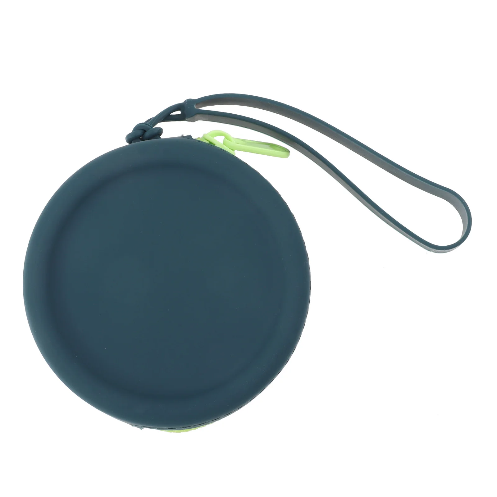 

Silicone Coin Wallets Round Shape Lightweight Durable Zipper Coin Bag Purse Key Case Holder Travel School Shopping