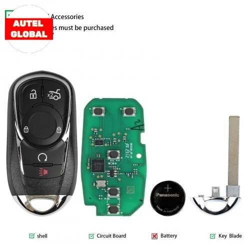 Autel IKEYOL005AL Universal Smart Remote Key 5 Buttons for Buick