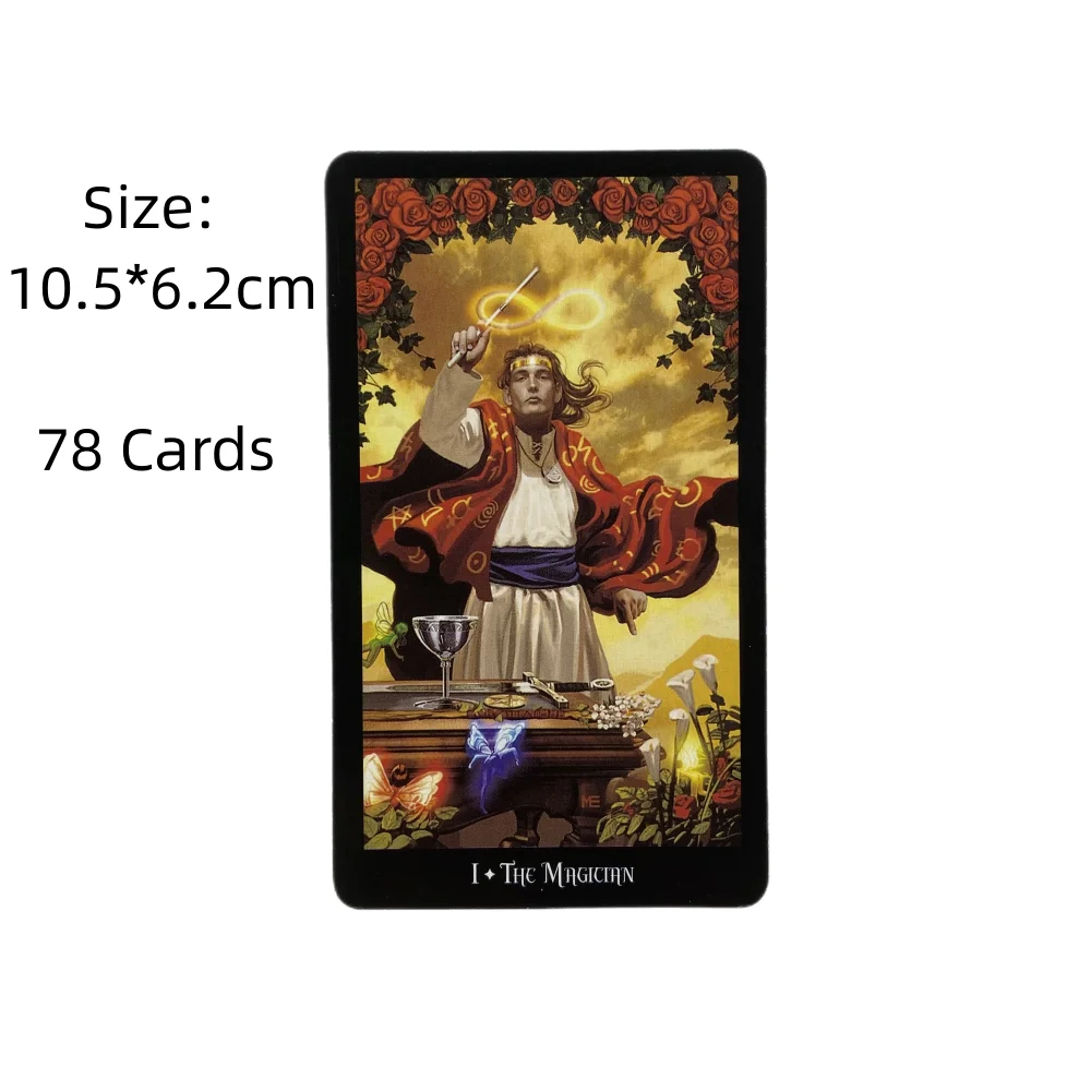 Witches Tarot Cards A 78 Deck Oracle English Visions Divination Edition Borad Playing Games
