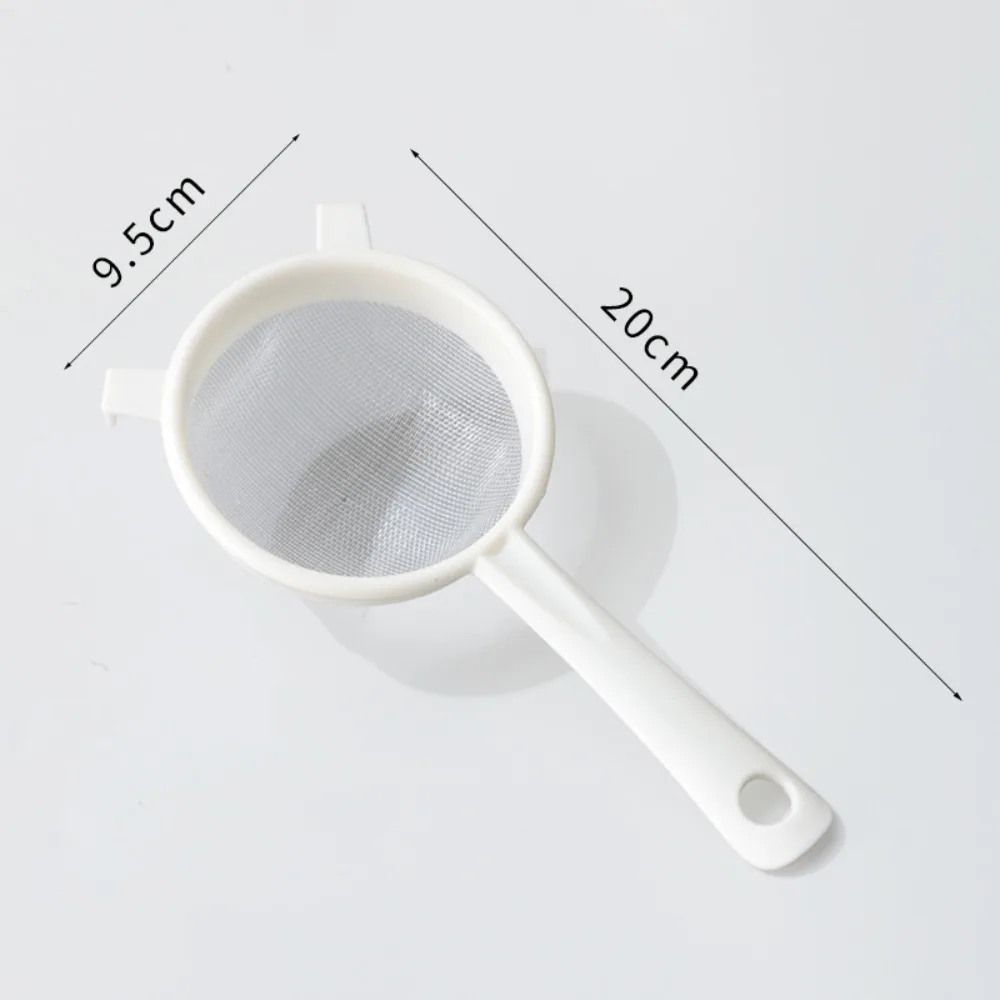 Durable Ultra Fine Mesh Mesh Strainer with Handle Mini Plastic Colander Food Strainer Yogurt Straining