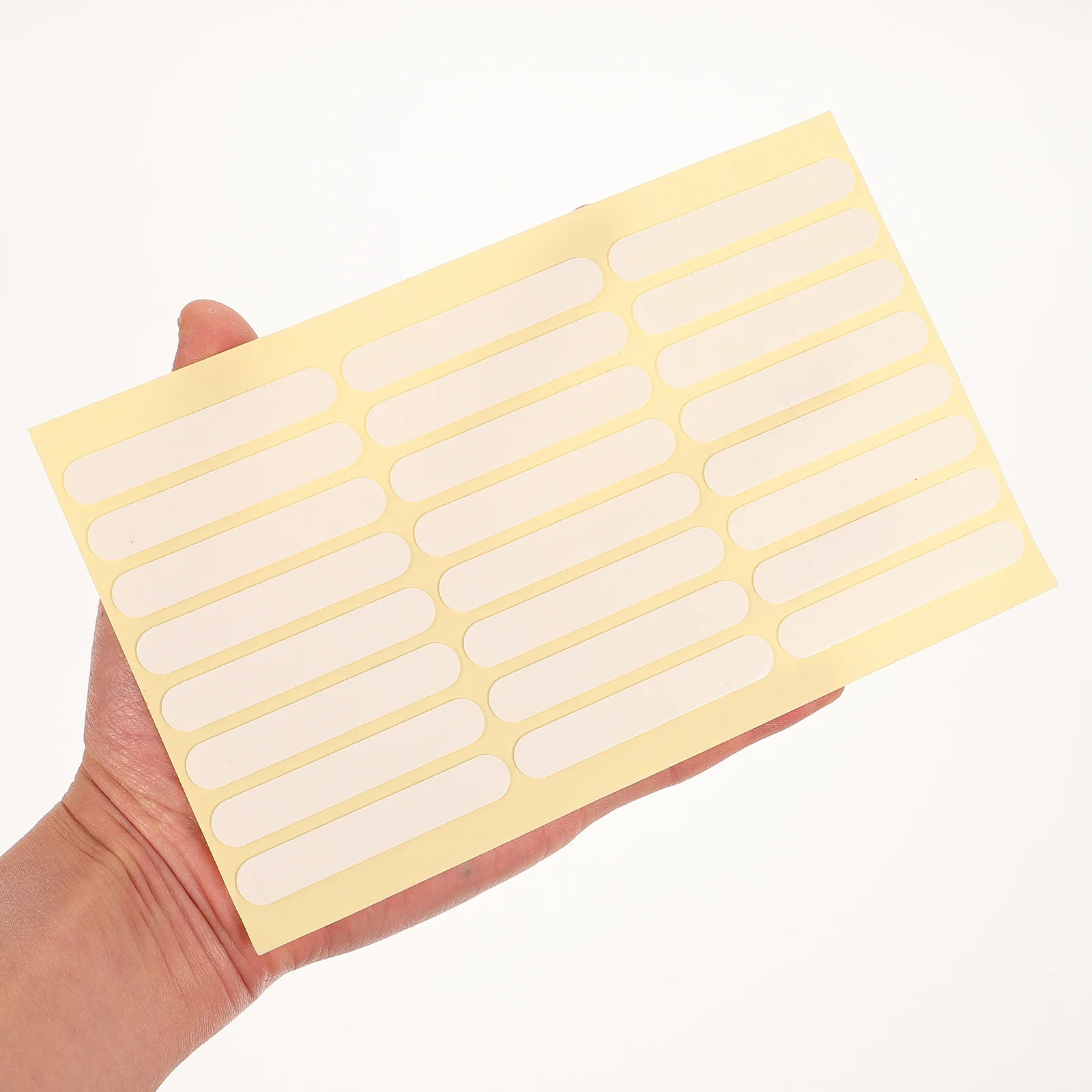 

4 Sheets Double Sided Shear Adhesive Tape for Nail Display Stand Area Rugs Carpet Art Supplies Red