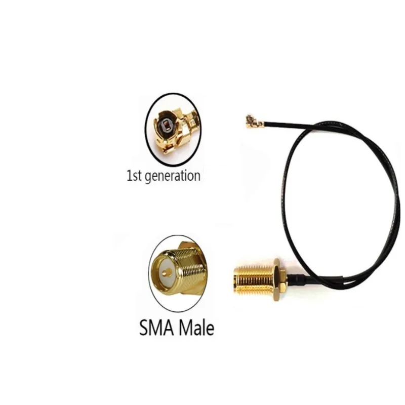 Eoth 16er-Set 2,4 GHz WLAN-Antenne, Verstärkung 3dBi, weißes Gummi, SMA-Buchse/Kabel px1 für Sicherheitskamera, Überwachungsrekorder, WLAN-Router – Detail 4