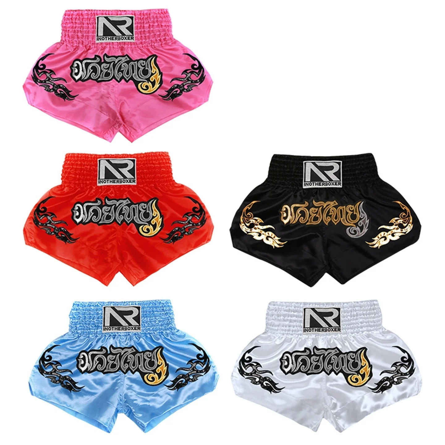 Summer Class Muay Thai Sanda Boxing Fighting Training Competition Children's Muay Thai Shorts