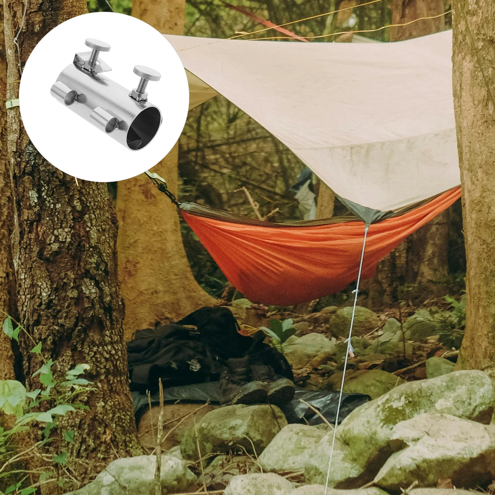 

1pcs Canopy Pole Holder Tent Rod Holders For Outdoor Camping Durable Portable Tent Pole Base Garden Beach Travel Hiking