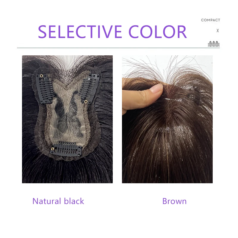 25 سنتيمتر 100% الشعر البشري 7X10 سنتيمتر Hairnet ملحقات السويسري قطع الدانتيل الباروكات تحسين حجم الشعر توبر شعر مستعار قطعة للنساء #5