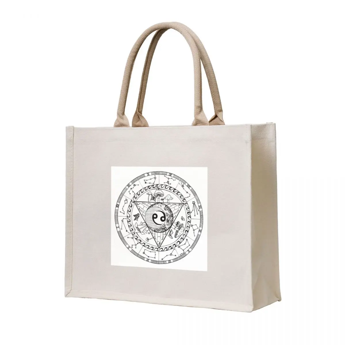 

Cancer Zodiac Mandala Tote Bag shopping bag ecological bags Women bags Handbags women