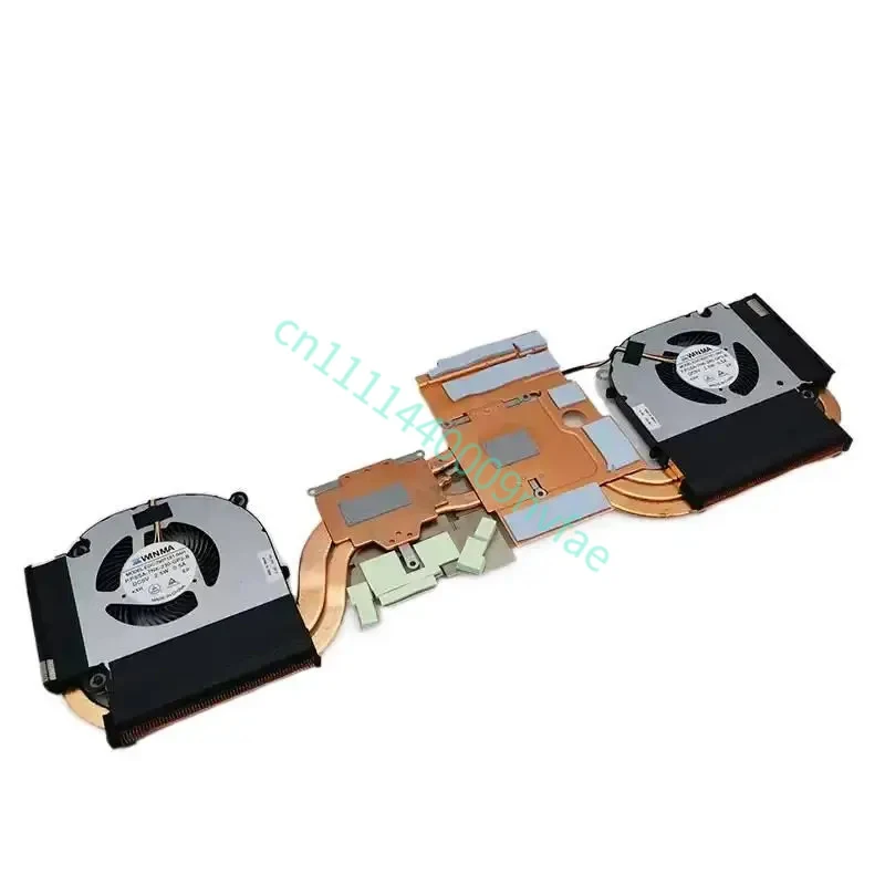New Laptop CPU+GPU Cooling Fan with Heatsink for CLEVO Z8 D6 Gaming Medion Schenker 6-31-V15RN-101 RTX40 FCN 12V P/N:MQQA 0.8