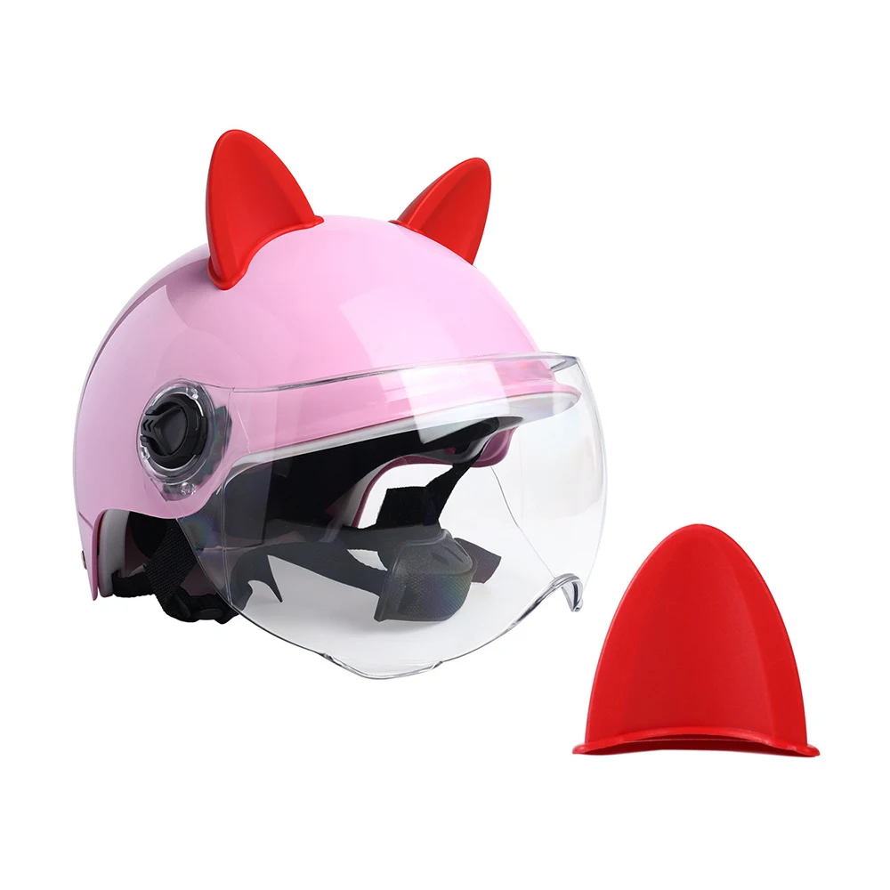 Cute Helmet Cat Ears Decoration for Women Universal Motorcycle Electric Bbicycle Helmet Styling motorcycle Helmet Accessories