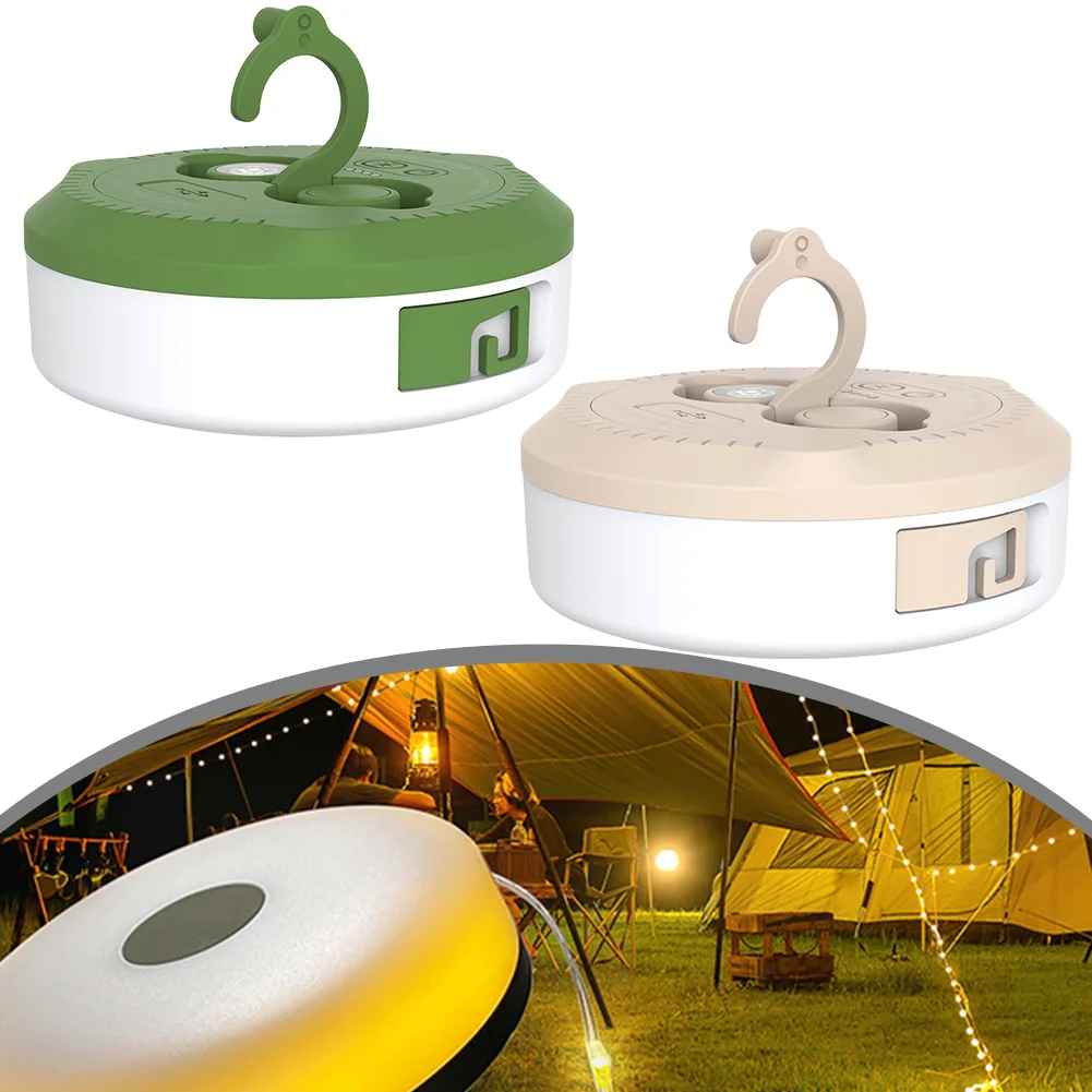 4-in-1 Camping String Lights 8 Modes Portable USB Rechargeable Waterproof LED Camping Atmosphere Light