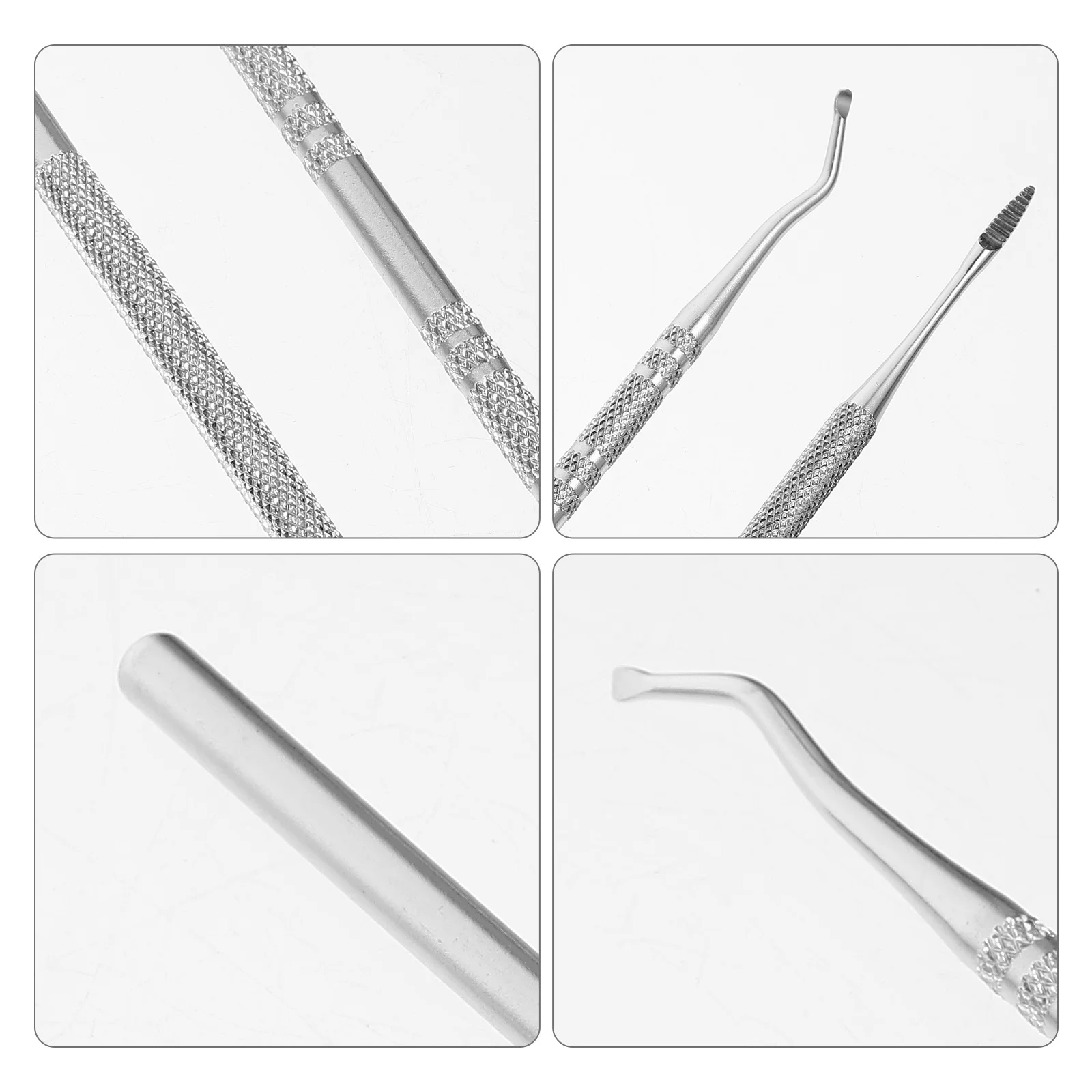 Zestaw 3 szt. zakrzywionych naklejek korygujących paznokcie, ze stali nierdzewnej, elastyczne, oddychające, bezpieczne korektory paznokci.