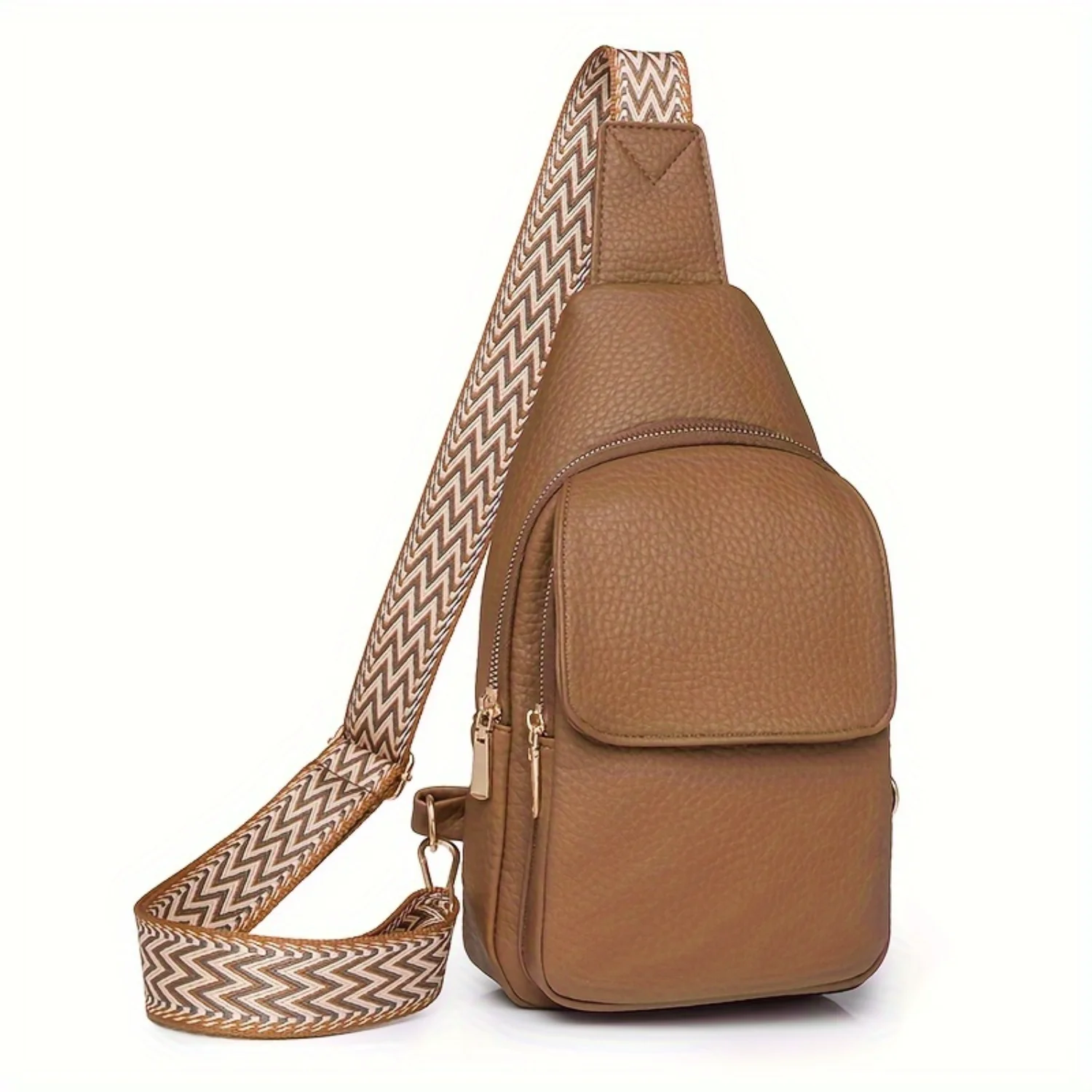 

Fashion Solid Color Chest Bag, Trendy Crossbody Bag, Women's Casual Shoulder Phone Purse