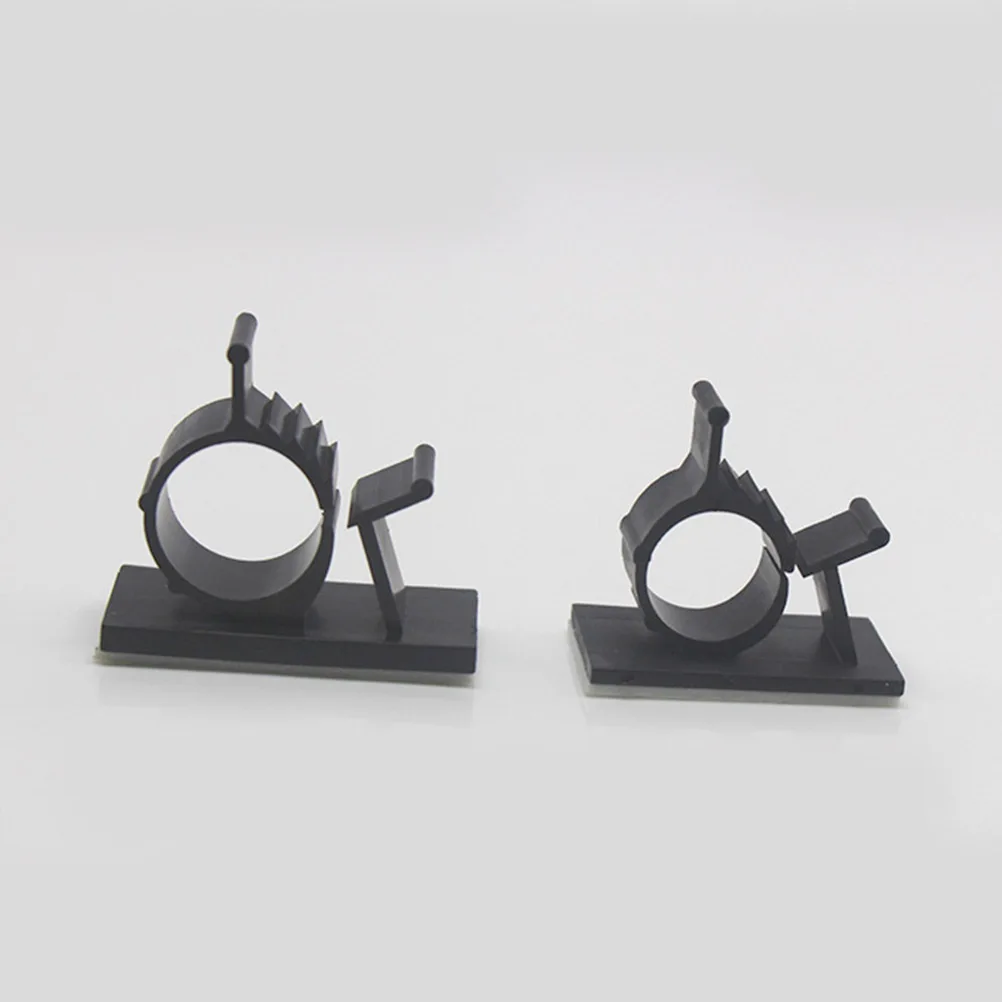 

30Pcs Premium Cable Clips Wire Holder Adhesive Based Clip Durable Desktop Organizer