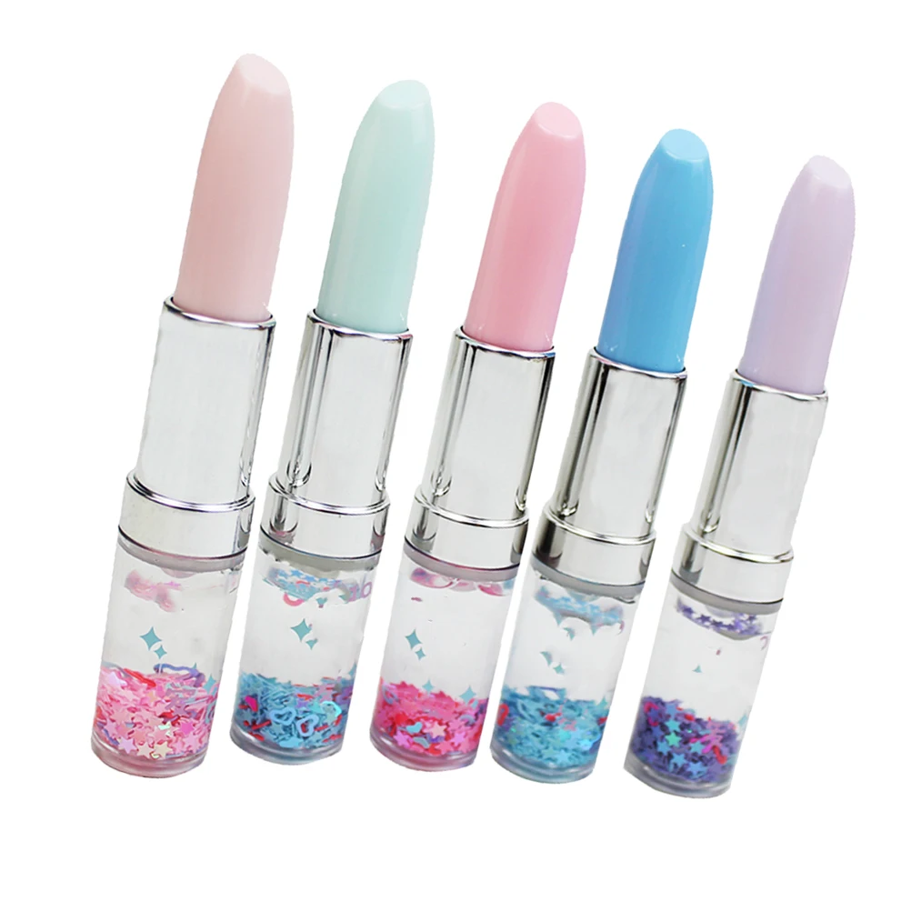 

5pcs Gel Oil Quicksand Neutral Pen For Students Writing Office School Stationery Signing Pen