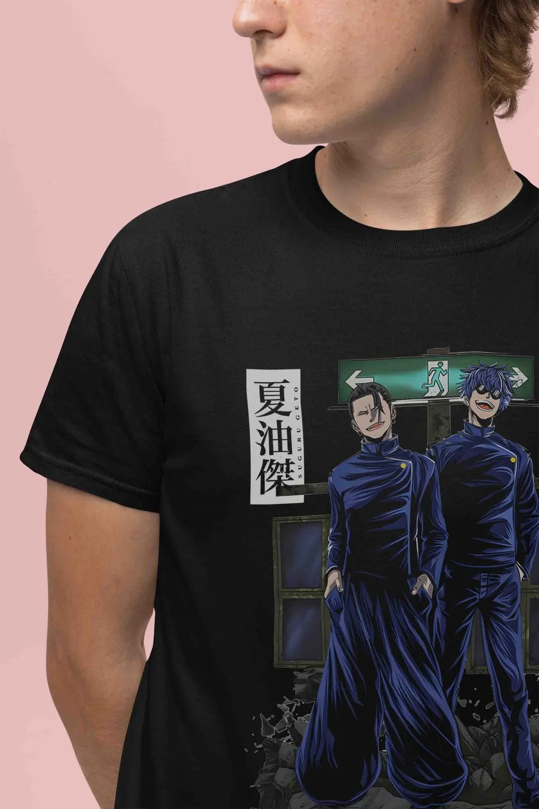 Jujutsu Kaisen Shirt Gojo Satoru T-Shirt Sukuna Geto Top JJK Anime Unisex Tee