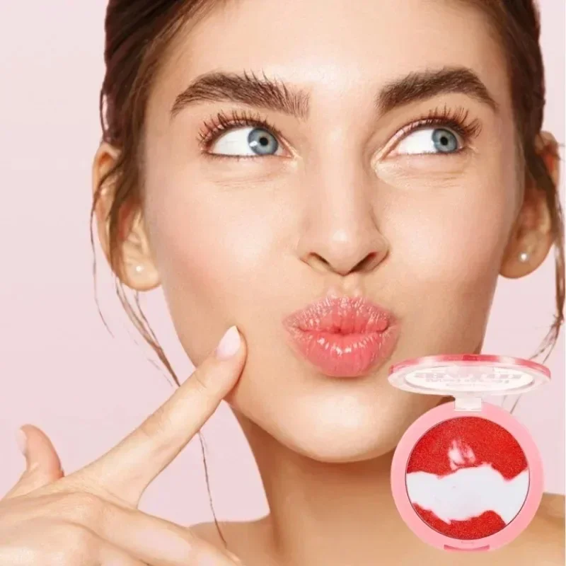 O'cheal Cipria opaca compatta con soffio - Polvere fissante per trucco impermeabile a lunga durata 24 ore con controllo dell'olio per una finitura liscia