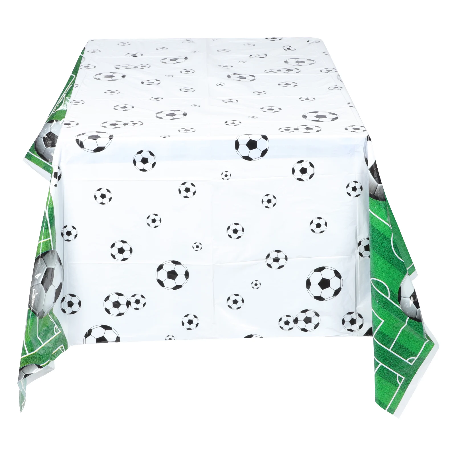 

1pc Football Tablecloth Soccer Theme Birthday Sports Party Decorations Protective Cover Rectangle Tablecloth Accessories