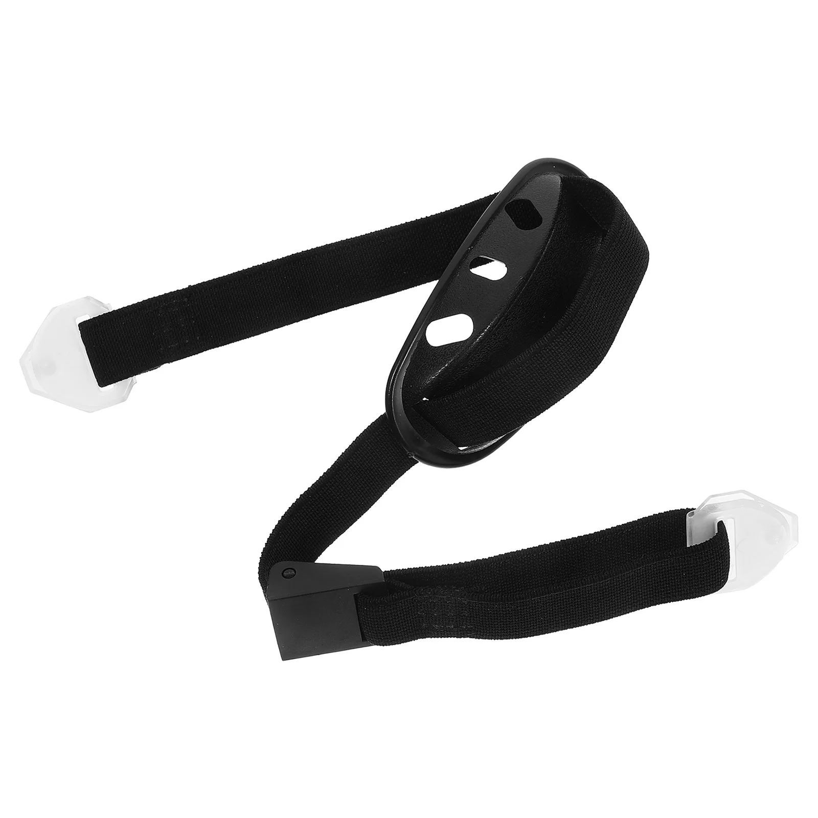 

Chin Strap with Protective Buckle White Belt Chine for Sticker Adjustable