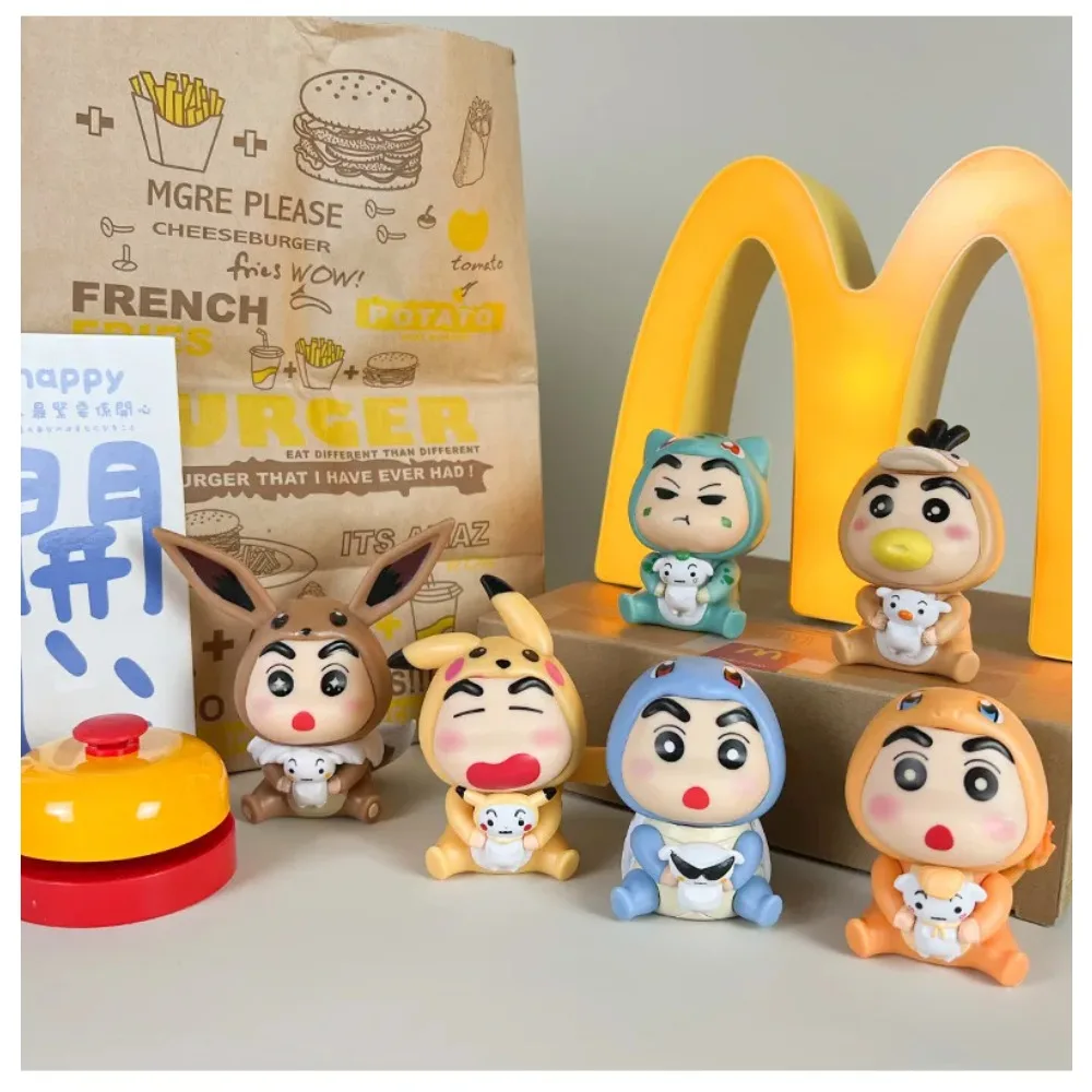 Anime Crayon Shin-chan Blind Box Cos Pikachu Blind Bag Doll Collection Model Figuur Speelgoed Verrassing Mystery Box Lucky Bag Geschenken Speelgoed