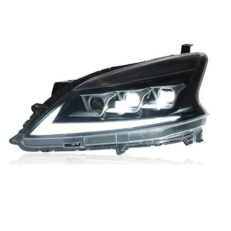 Headlight Assembly for Nissan Sentra B17 2012-2015 Nissan Sylphy B17 Full LED Light Source LED Sequential Turn Signal LED DRL