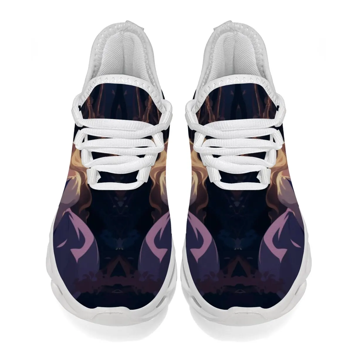 캐주얼 운동화 디즈니 어린이 잠자는 숲속의 공주 오로라 프린트 운동화 부드러운 밑창과 색상이 어울리는 부모-자식 신발