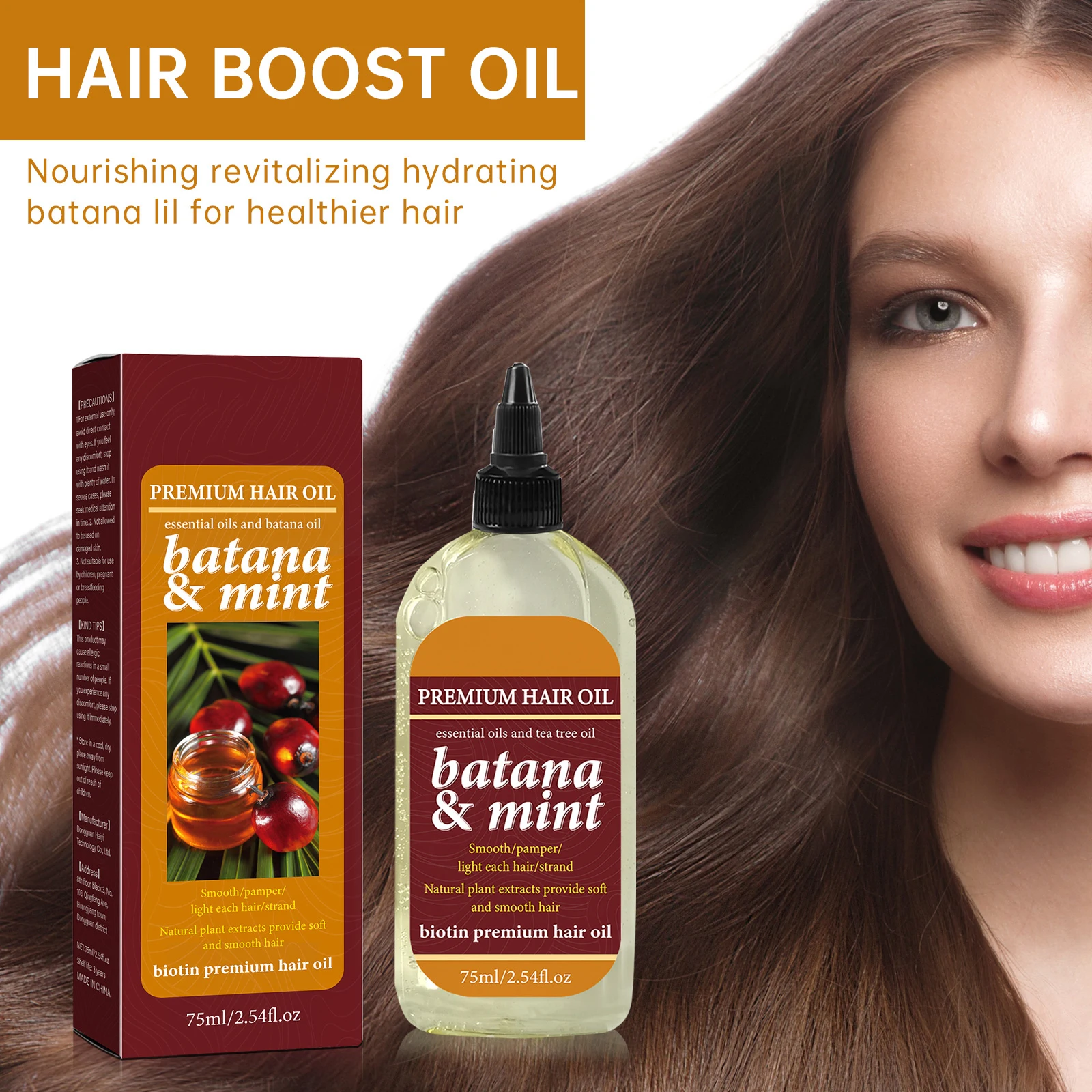 

Масло для волос Batana, питает рост волос, волосяной фолликул, укрепляет корни, против выпадения, восстанавливает восстановление сухих волос, масло для ухода за кожей головы, 75 мл