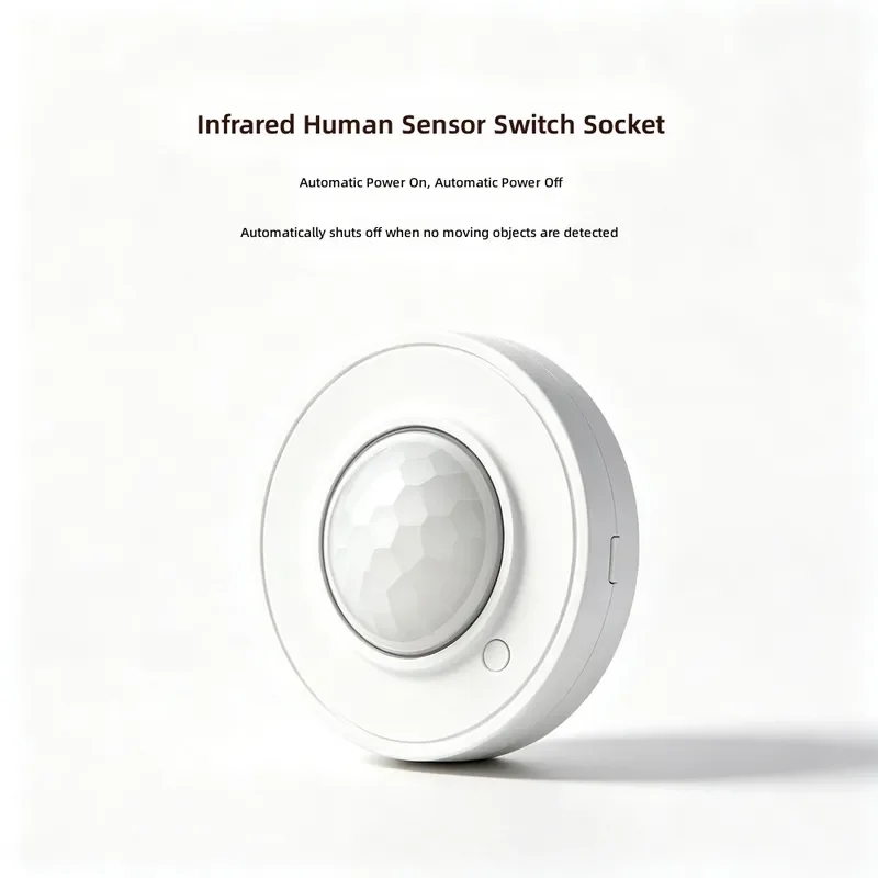 for Smart Wireless Infrared Human Body Induction Socket Auto Power On Off with Adjustable Delay