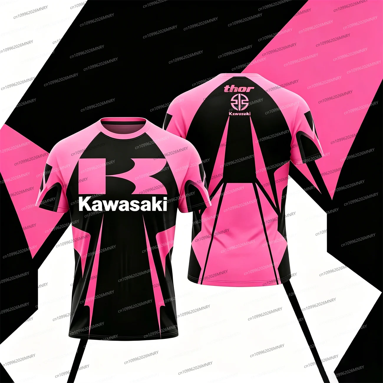 

New Men tshirt Kawasaki Motocross clothes for man Quick Drying Cycling Suit Men's clothing Women Oversized Sports Sleeved Top