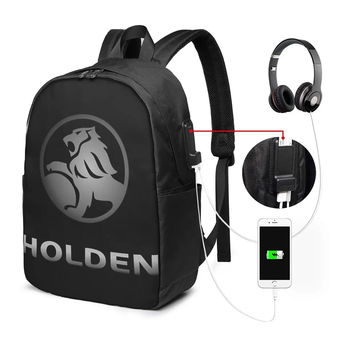 Best Edition Holden Logo Essential Backpack Travel Notebook Bag Computer College Student School Bag Laptop Shoulder Bags
