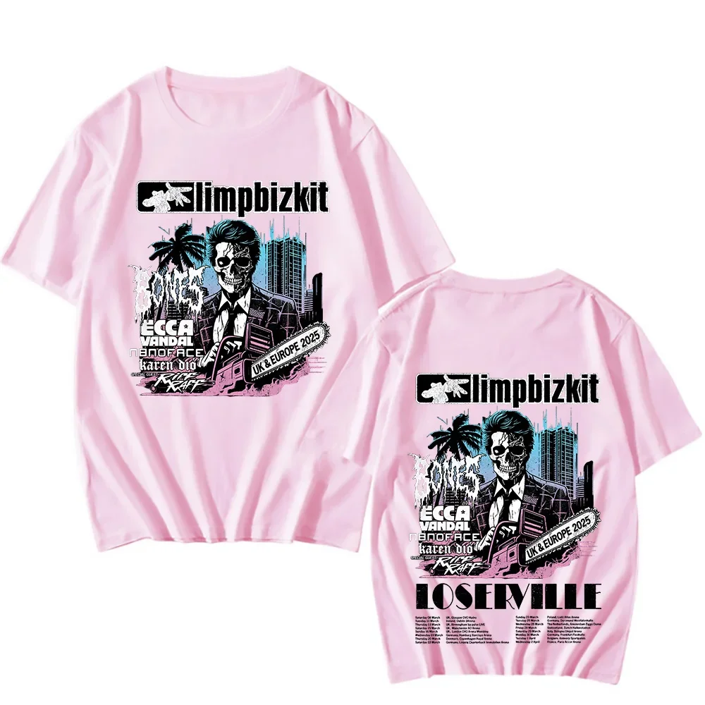 Limp Bizkit UK and Europe Tour 2025 T-shirt Rap Rock Vintage