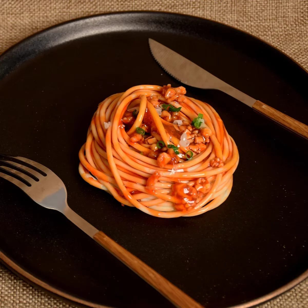 1 Stück 9,5cm Künstliche PVC-Garnelen Pasta Restaurant-Dekoration Gefälschte Nudeln Lebensmittel-Display Spaghetti DIY-Requisiten Geschenk – Detail 6