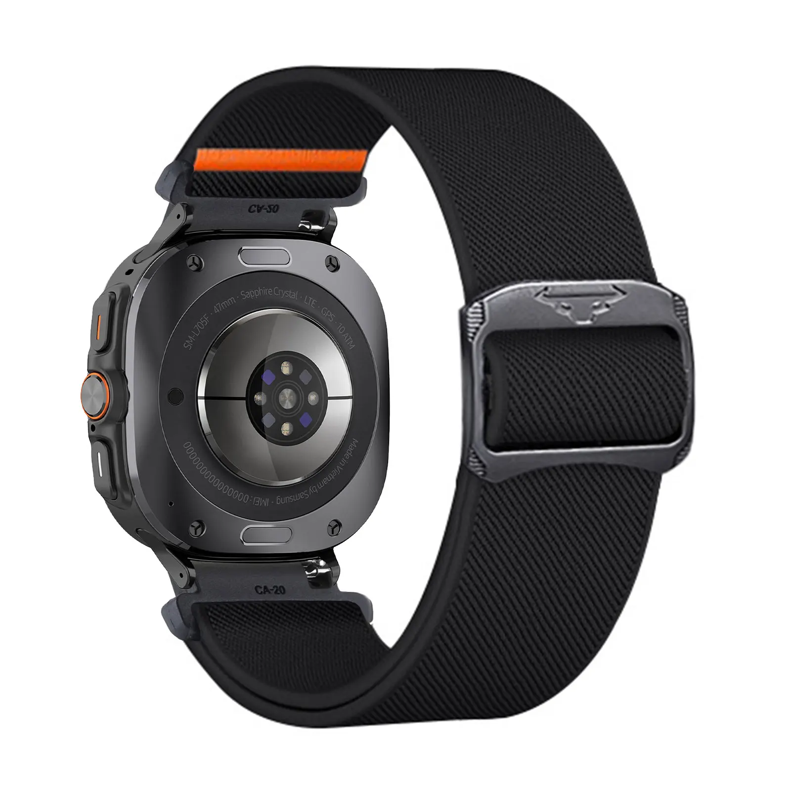 

Sport Bands for Samsung Galaxy Watch Ultra 47mm Band, Elastic Nylon Adjustable Sport Strap