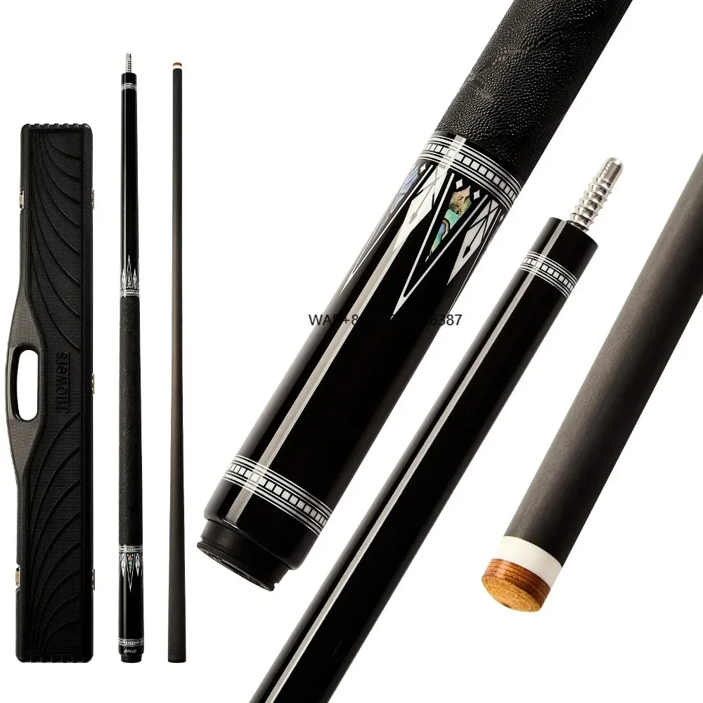 American Style 9 Ball Billiard Jflowers Pool Cue Stick with Extension and Tips Size 12.5mm for Sale