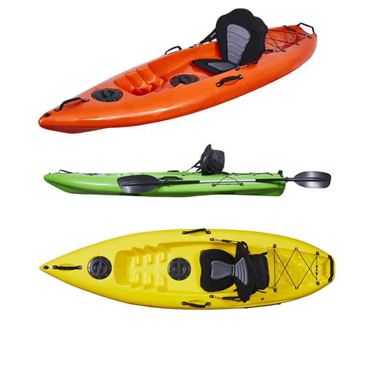 2.6M small kayak with comfortable backseat, suitable for surfing and cruising