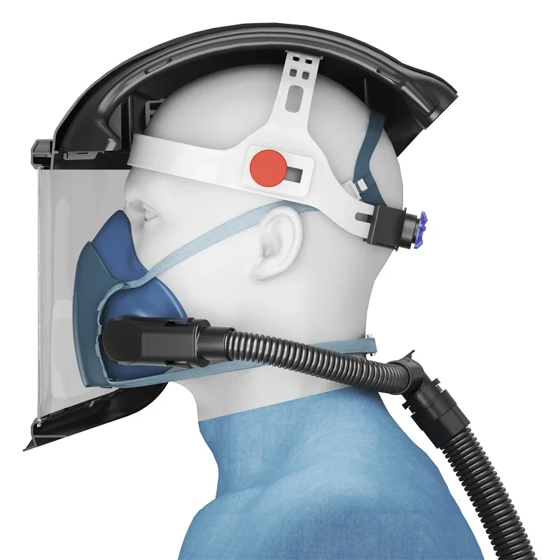 Factory Sale Powered Air Purifying Respirators And Compressed Airline Systems With Bump Cap For Chemical Industry