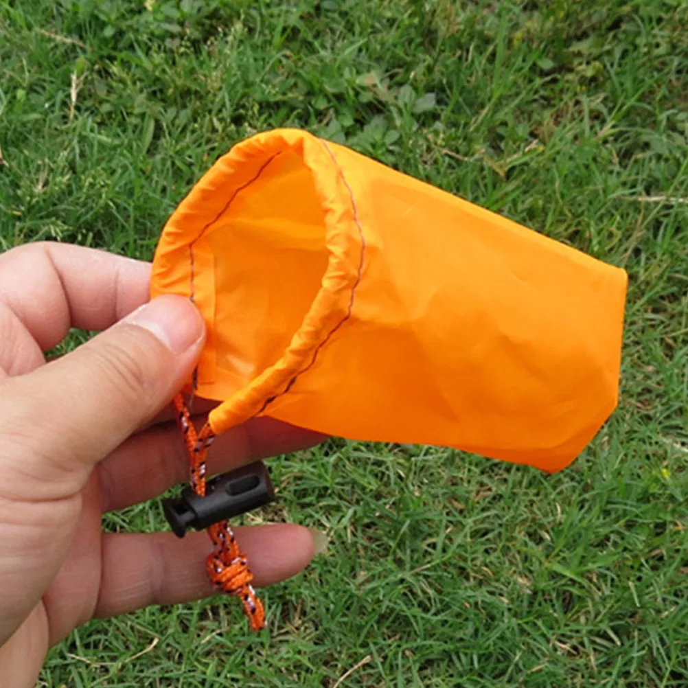 Portable Tent Peg Kit For Tent Setup Campers Professional Steel Nails Rope Storage Pouch Perfect Travel