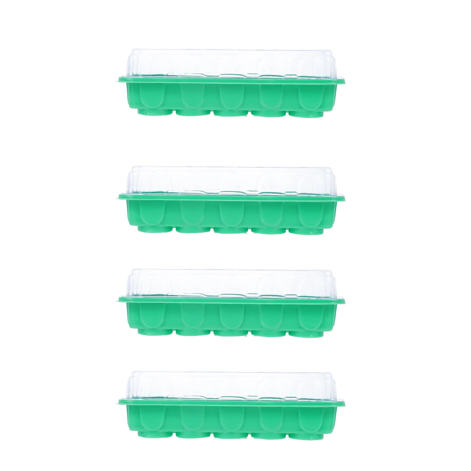

4Pcs Nursery Box Heavy Duty Plant Growth Tray for Vegetable Flower Seedlings Gardening Supplies Breathable Nursery Box
