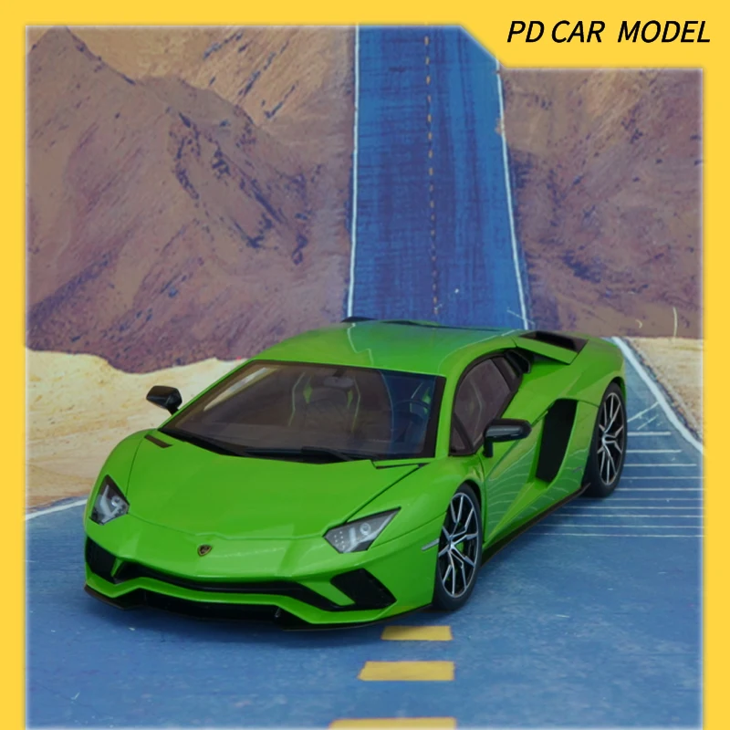 AUTOART Collectible 1:18 FOR  LAMBORGHINI AVENTADOR S GREEN   Gift for friends and family