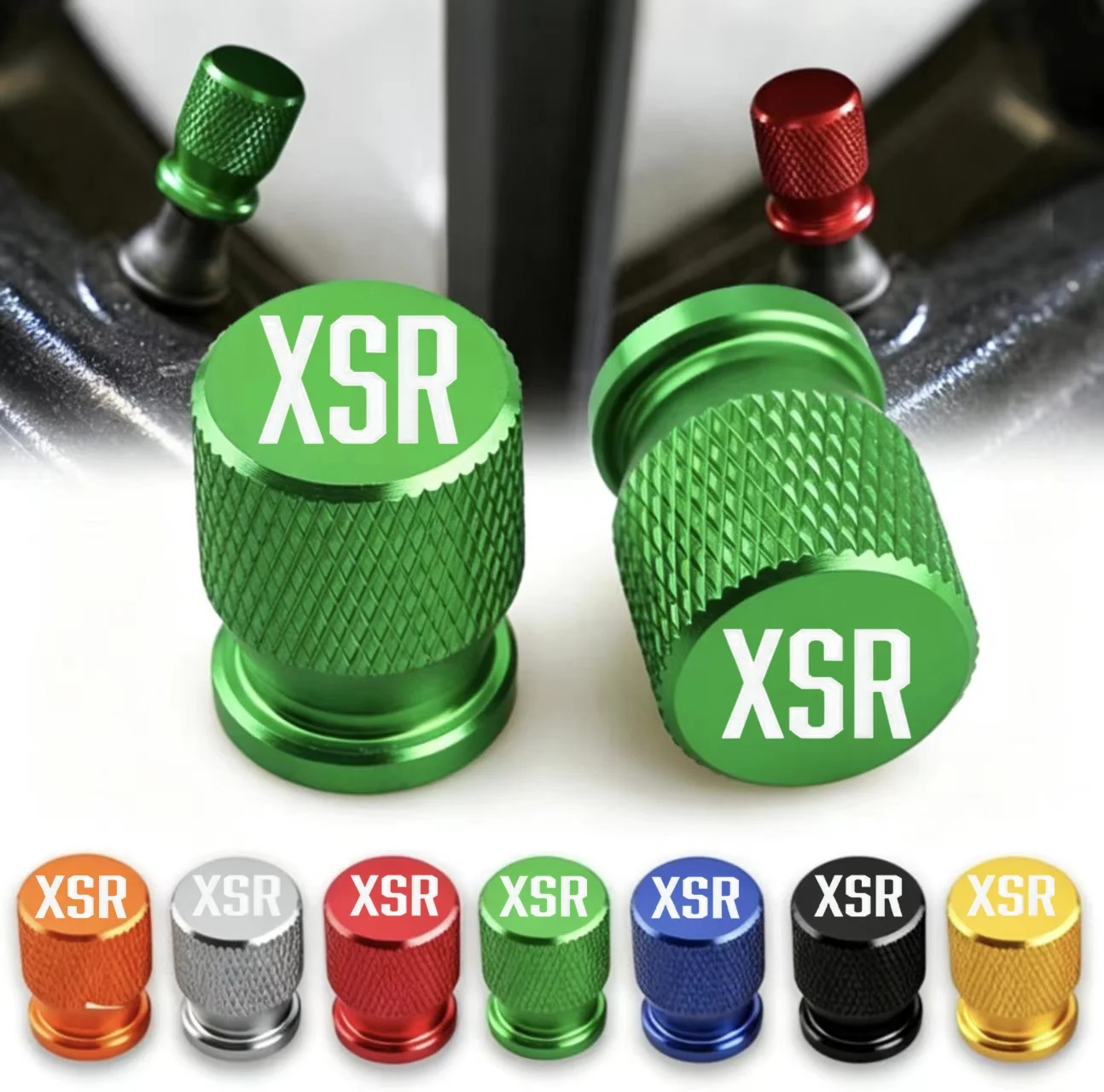 Latest Motorcycle Tire Valve Stem Cap Suitable for XSR Series Models Black ABS Plastic Valve Cap for Bicycle And Scooter