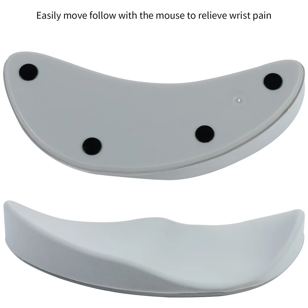 Carpal Tunnel Syndrome Lightweight Ergonomic Gliding Palm Rest Sliding Wrist Pad Soft Cooling Material Moves with Your Mouse