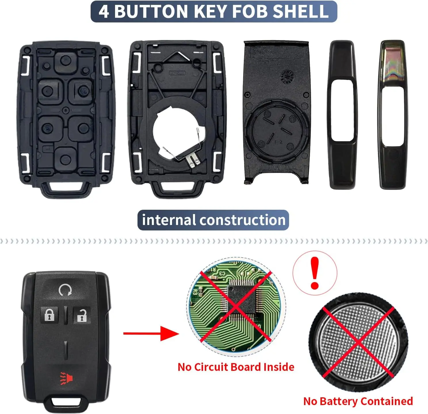 بديل لشيفي سيلفرادو كولورادو جي إم سي سييرا كانيون 2021 2020 2019 2018 2017 2016 2015 2014 مفتاح بعيد فوب شل #3