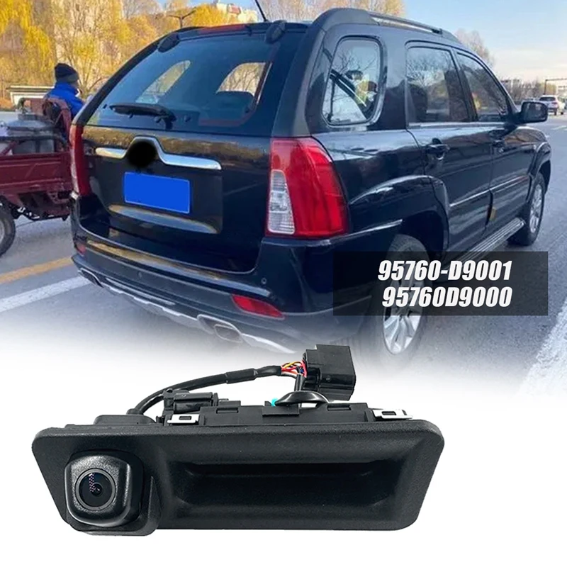 95760-D9000 Car Rear View Camera Trunk Handle 95760D9001 for KIA Sportage KX5 2016-2019 Tailgate Backup Assist Camera
