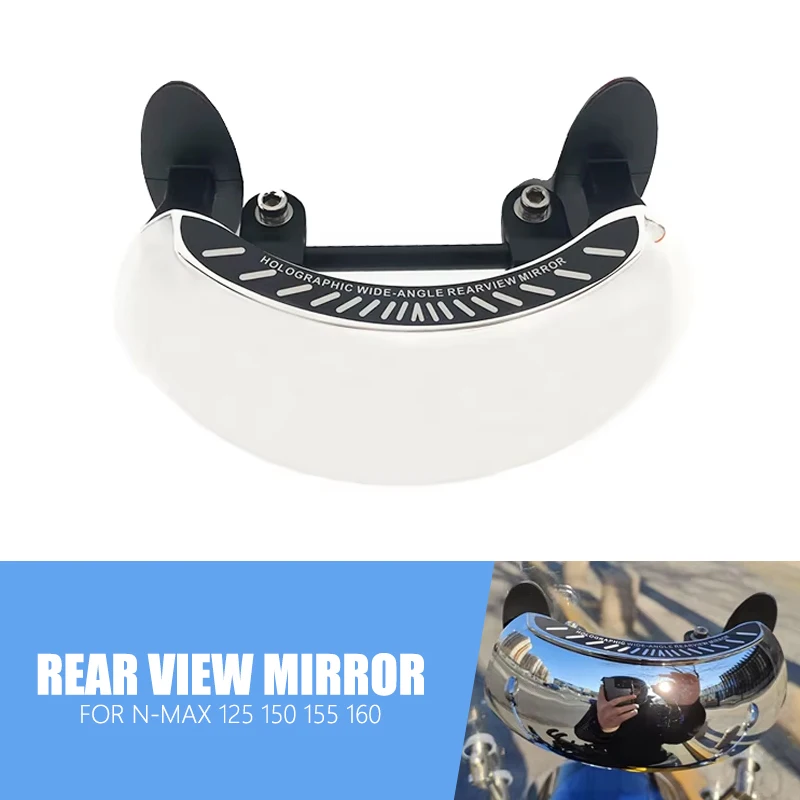 

For YAMAHA N-MAX 125 150 Windscreen 180 Degree Driving Safety Blind Spot Rear View Mirror 155 160 Tricity 155 300 Motorcycle