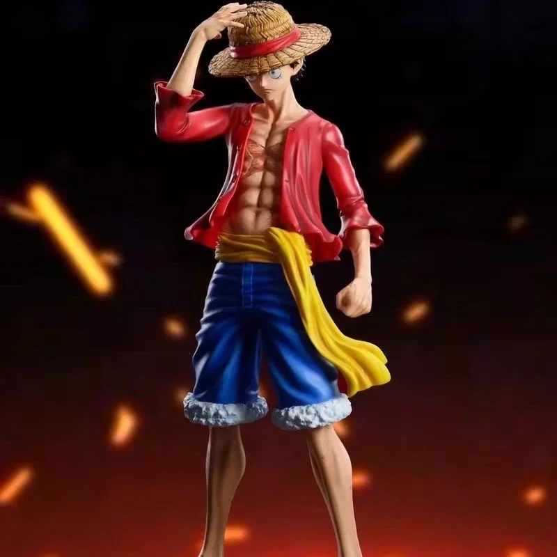 Luffy Aparecendo Action Figure Anime, Estátua em Pé, Modelo PVC, Coleção Estatueta, Presentes Enfeites Toy, 2 Anos Depois, 3D2Y