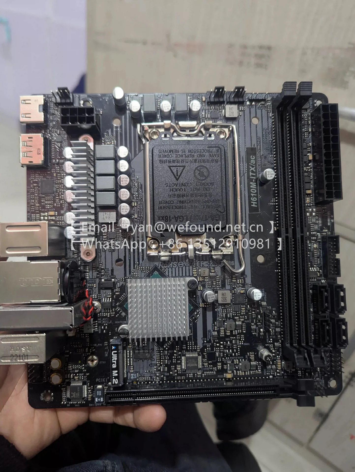 

H610M-ITX/ac H610M